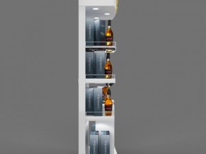 camus cognac tradeshow stand Model 3D