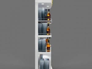 camus cognac tradeshow stand 3D Model