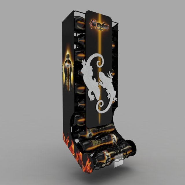 adrenaline rush gravity product holder Model 3D .c4d .max .obj .3ds .fbx .stl .blend 