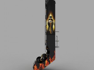 adrenaline rush gravity product holder Model 3D