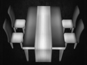 dining table 01 3D-Modell