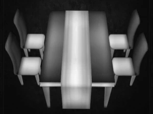 dining table 01 3D Model
