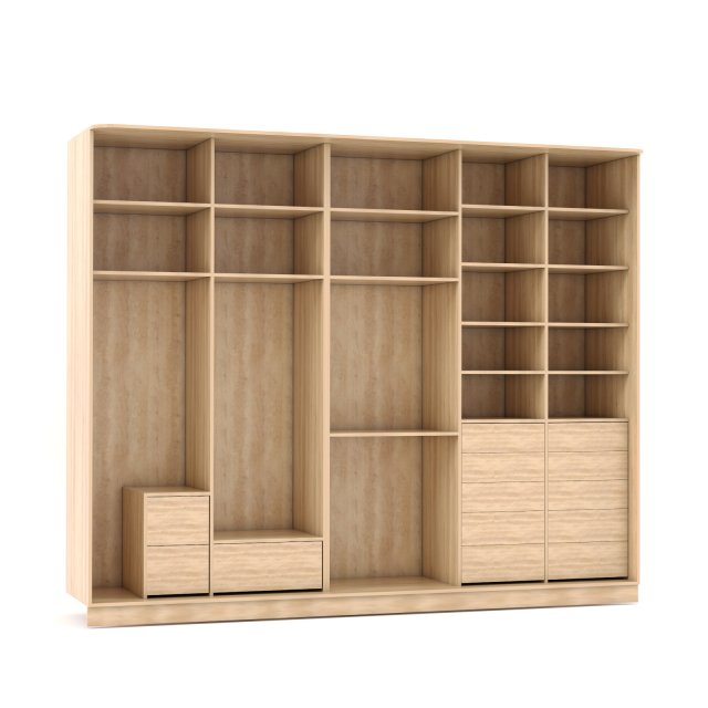 wardrobe Modelo 3D .c4d .max .obj .3ds .fbx .stl .blend 