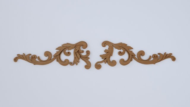 cartouche element 3Dモデル .c4d .max .obj .3ds .fbx .stl .blend