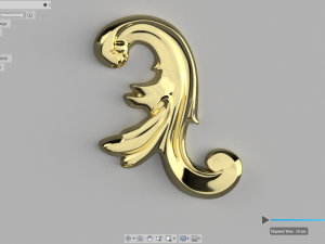 cartouche element 3Dモデル