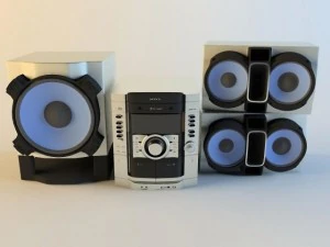 sony mhcrg590s 3D Model