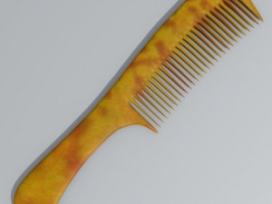hair comb 3D 模型