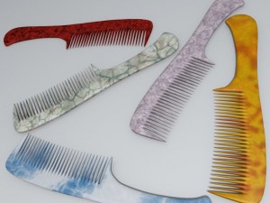 hair comb 3D 模型