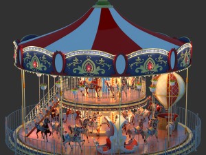 carousel 02 3D Model
