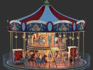 carousel 02 3D Model