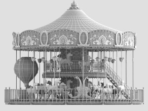 carousel 02 3D Model