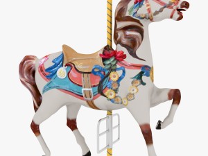 carousel horse 3D Model