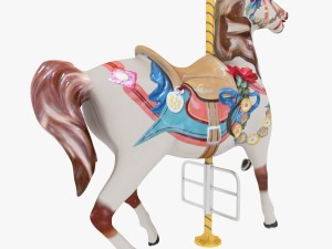 carousel horse Modelo 3D