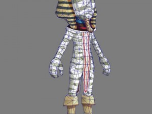 egyptian mummy 3D 모델