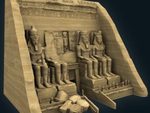 abu simbel 3D मॉडल