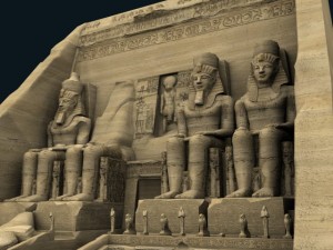 abu simbel 3D मॉडल