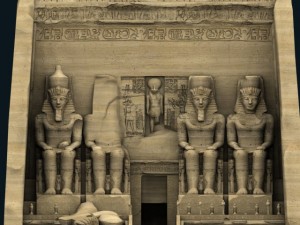 abu simbel 3D मॉडल
