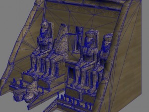 abu simbel 3D मॉडल