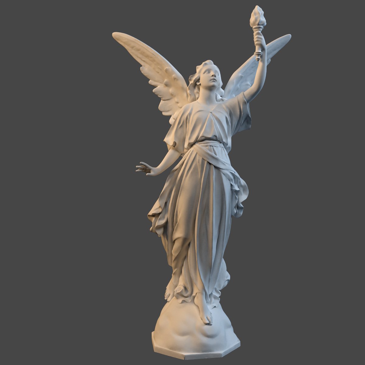 winged victory of samothrace 3d model