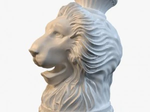 le&oacute;n Modelo 3D