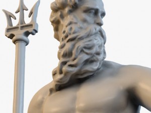 sea god poseidon 3D Model