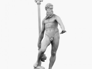 sea god poseidon 3D 모델