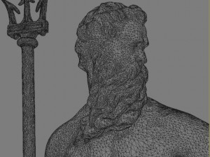 sea god poseidon 3D 모델