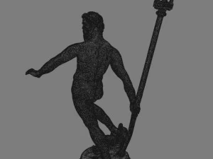 deus do mar poseidon Modelo 3D