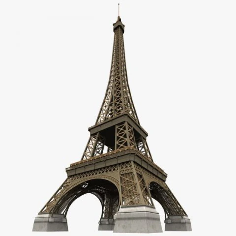 torre eiffel Modello 3D .c4d .max .obj .3ds .fbx .stl .blend 