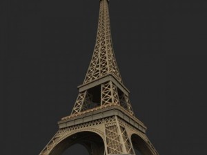 eiffel tower 3D 모델