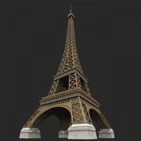 Eiffel Tower 3d Model In Landmarks 3dexport