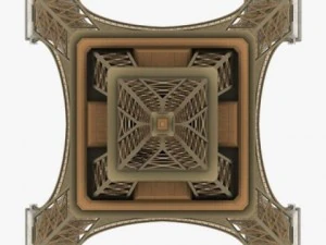 torre eiffel Modello 3D