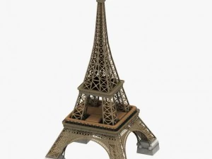 torre eiffel Modello 3D