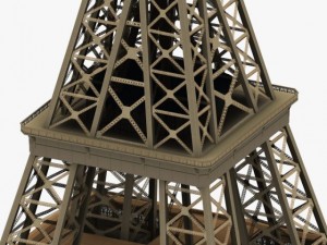 eiffel tower 3D 모델