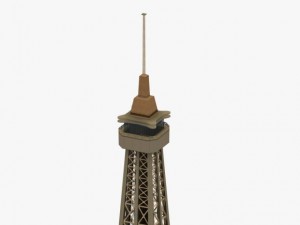 eiffel tower 3D 모델