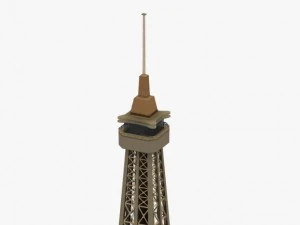 torre eiffel Modello 3D