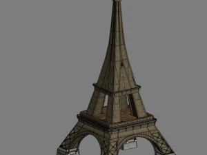 torre eiffel Modello 3D