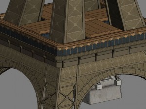 eiffel tower 3D 모델