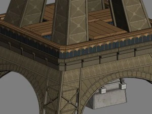 torre eiffel Modello 3D