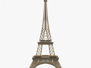 torre eiffel Modello 3D
