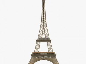 torre eiffel Modello 3D