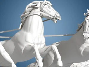 фонтан аполлона 3D Модель