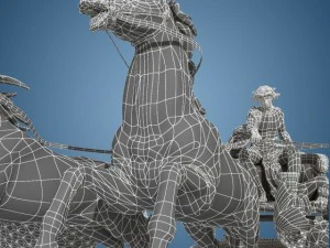 фонтан аполлона 3D Модель