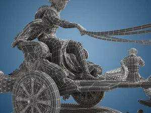 фонтан аполлона 3D Модель