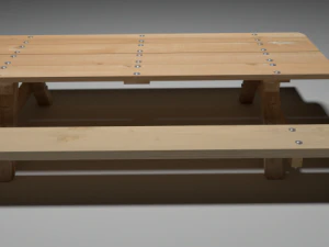 picnic table 3D Model