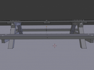 picnic table 3Dモデル