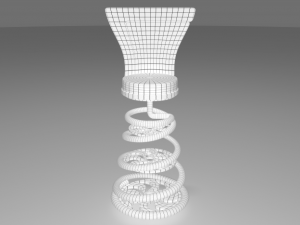 coffee shop table and chair 3D Model