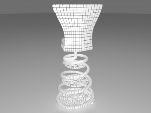 coffee shop table and chair 3D Model