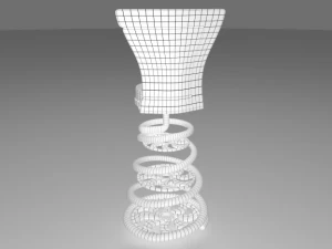 coffee shop table and chair 3D Model
