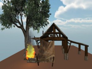 cottage for game developers 3D Модель